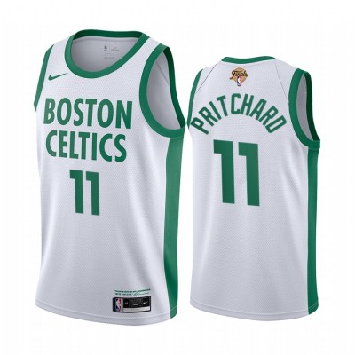 Boston Celtics #11 Payton Pritchard White Swingman 2022 NBA Finals City Edition Jersey Men's